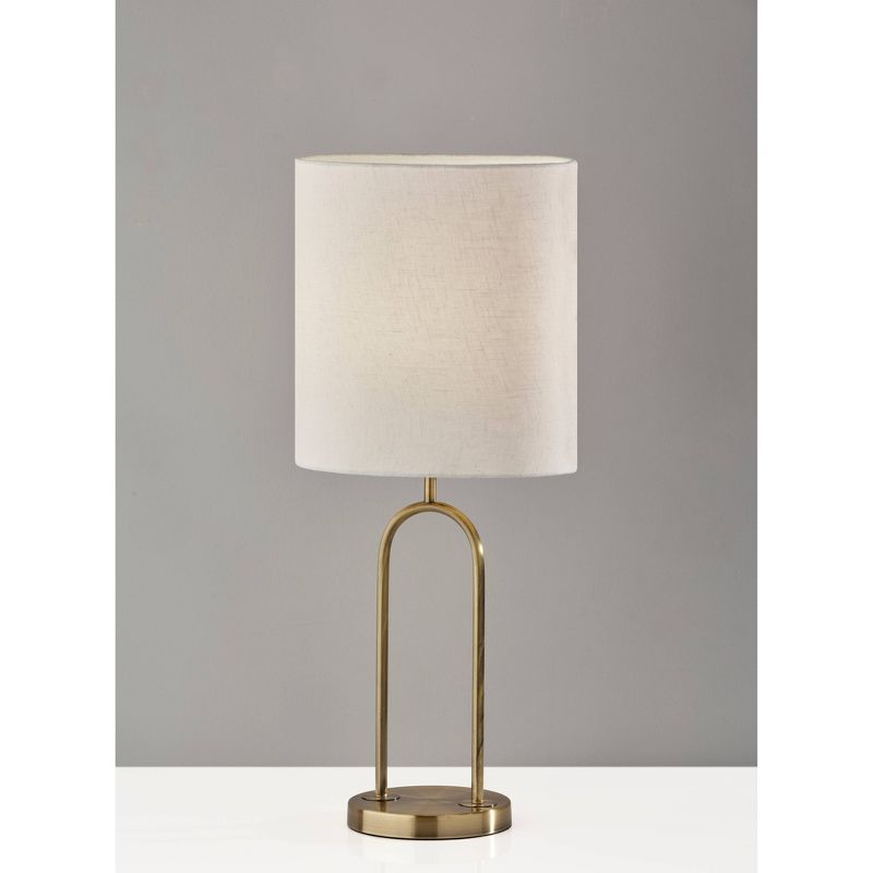 Joey Table Lamp Antique Brass - Adesso, 3 of 8