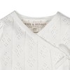 Hope & Henry Baby Organic Long Sleeve Pointelle Wrap Sweater & Footed Legging Set, Infant - 3 of 4