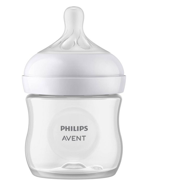 Philips Avent 3pk Natural Baby Bottle with Natural Response Nipple - Clear - 4oz, 3 of 3