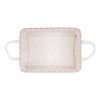 Design Imports Set of 2 Rectangle XL 12.5 x 17.5 x 10.5 Pe Coated Cotton Poly Laundry Bins Lattice Rose: Sorting Baskets - 2 of 4