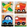 Master Pieces Puzzles Chunky Wooden Puzzles – Set of 12 (6" x 6") - 2 of 4
