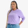 Primary Adult Long Sleeve Garment Dyed Pocket Tee (Unisex Fit) - 2 of 3