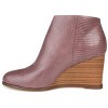 Journee Collection Womens Glam Inside Zip Wedge Booties - 2 of 4