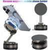 HTUTWOO Car Suction Cup Vacuum Magnetic Phone Holders, New Vacuum Magnetic Suction Phone Mount, 360° Rotation Magnetic Cell Phone Holders for Phone - 3 of 4