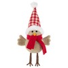 Northlight Standing Bird with Scarf and Plaid Hat Christmas Figure - 10" - Beige - 2 of 4