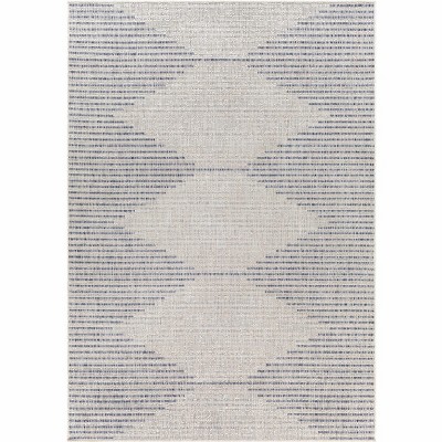 Hauteloom Stephan Gray & Blue Outdoor Rug