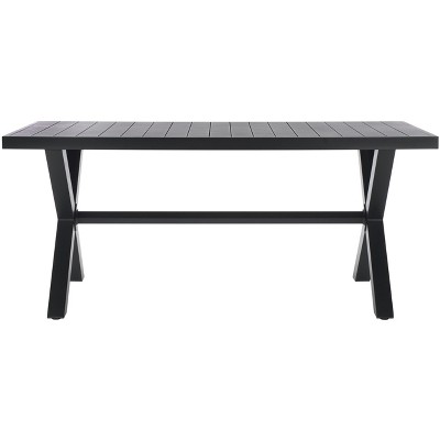 Core Dining Table - Indoor/Outdoor - PAT4053 - Black - Safavieh