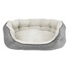 Arlee Home & Pet Cozy Orthopedic Eco-Friendly Durable Dog Bolster Bed - Charcoal Gray - L - 2 of 4