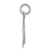 Black Bow Jewelry Sterling Silver, Ella Collection, LG Fancy Script Initial K Pendant - 2 of 4