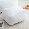 Airsurfer Giant Bean Bag Chair with Footstool, Stuffed Faux Fur Shell Design, Oversized Floor Sofa for Adults & Kids - 4 of 4