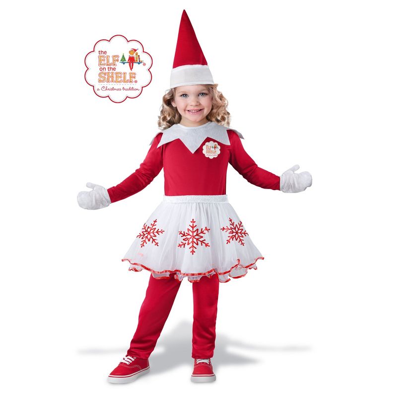 Fun World The Elf on the Shelf Toddler Girl Elf Christmas Costume - Medium, 1 of 2