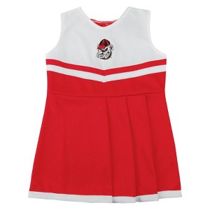 NCAA Georgia Bulldogs Toddler Girls' Cheer Dress Set - 1 of 3