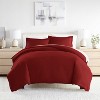 3 Piece Duvet Cover & Shams Set - Soft and Breathable, Double Brushed Microfiber, Wrinkle Free - Becky Cameron - 4 of 4