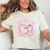 Cotton Tail Bunny Club Bubblegum - Women's Short Sleeve Graphic T-Shirt - 3 of 4
