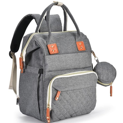 Childlike Behavior Toddler Diaper Backpack, Gray : Target