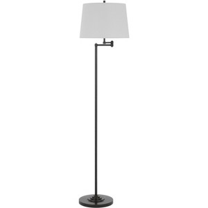 Cal Lighting 150W 3 way Colton double swing arm floor lamp - 1 of 4