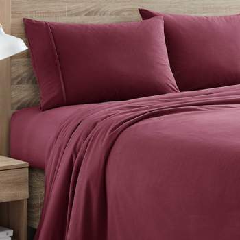Solid Flannel Sheets Warm and Cozy Extra Deep Pockets by Sweet Home Collection™