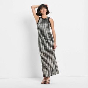 Women's Open Back Maxi Sweater Dress - Future Collective - 1 of 3