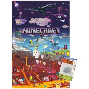 Trends International Minecraft - World Beyond Unframed Wall Poster Prints - 1 of 4