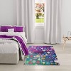 Nourison Washable Imagination All Stars Sports Non Skid Woven Area Rug Purple - image 4 of 4