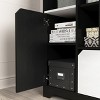 CAVINAS Bookcases for Living Room Storage Bookcase Bookcase with Adjustable Board and Tempered Glass Door - 4 of 4