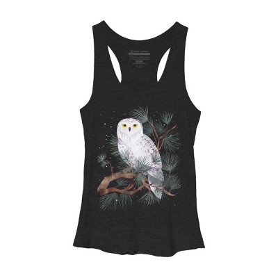 Women's Design By Humans Snowy By littleclyde Racerback Tank Top
