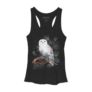 Women's Design By Humans Snowy By littleclyde Racerback Tank Top - 1 of 3