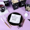 Big Dot of Happiness Goth Girl Napkins, Black and Purple Halloween or Gothic Birthday Party Decor, White 3-Ply Paper Luncheon Napkins - 24 Count - 2 of 4