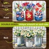 Briarwood Lane Spring Double Sided Placemat (4-pack) 17x11.25 Farmhouse Jars For Spring Patriotic Placemat - 2 of 4