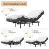 Acekool Twin Adjustable Bed Frame with Wireless Remote, Memory Function, Zero Gravity & Quiet Motor - 2 of 4