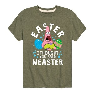 Boys' - SpongeBob Squarepants - Easter Weaster Short Sleeve Graphic T-Shirt - 1 of 4