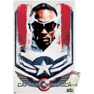 Trends International Marvel Falcon and Winter Soldier - Falcon Illustration Unframed Wall Poster Prints - 1 of 4