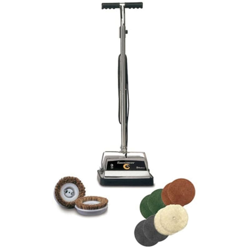 Koblenz® The Cleaning Machine® 12-In. Floor Polisher/Buffer/Scrubber, P-1800, Gold and Gray, 1 of 5