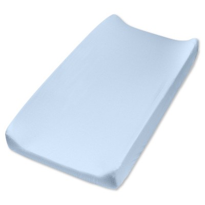 Image of Honest Baby Organic Cotton Changing Pad Cover - Kentucky Blue