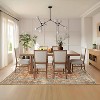 Washable Area Rug, Pastel Oriental Low-Pile Carpet, Stain-Resistant & Non-Slip Runner for Living Room Bedroom Kitchen Hallway Laundry - 3 of 4