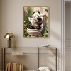 Art Remedy Panda Tropical Bathroom Tropical Bathroom Wall Art Framed - 2 of 4