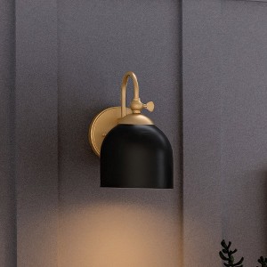 Urban Ambiance Luxury Vintage Wall Sconce 9''H x 5.5''W,  Olde Brass Finish,  Jacksonville Collection, UHP4314 - 1 of 4