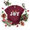 Simply Sage Market Women's Joy Reindeer Short Sleeve Graphic Tee - 3 of 4