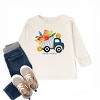 The Juniper Shop SmileyWorld School Dump Truck Toddler Long Sleeve Tee - 3 of 4
