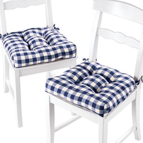 Collections Etc Farmhouse Style Buffalo Check Cushions - Set Of 2 16 X ...