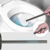 REGALWOVEN Stainless Steel Wall Mounted Bathroom Essentials Small Scrubber 360 Degree Toilet Brush with Holder - 2 of 4