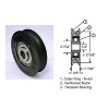 Brixwell 11-237 Nylon Wheel 1-1/4in Nylon Wheel precision Roller - 3 of 3