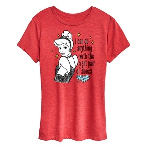 Women's - Disney - Can Do Anything With Shoes Short Sleeve Graphic T-Shirt - 1 of 4