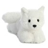 Aurora Medium Arctic Fox Flopsie Adorable Stuffed Animal White 12" - 2 of 4