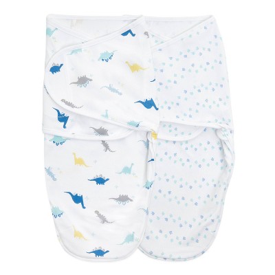  Aden + Anais essentials Wrap Swaddle - Dino-Rama S 2pk 