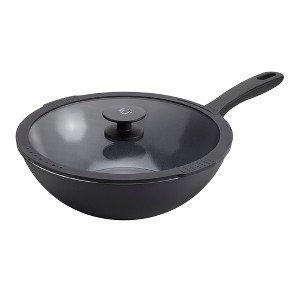 Henckels Nola 11-inch Aluminum Ceramic Nonstick Wok with Lid - 1 of 4