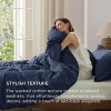 100% Washed Cotton Duvet Cover Minimalist Cotton Duvet Cover for All Seasons GentleSoft™ Plain Simple Bedding Set - 4 of 4