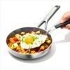 OXO 8" Mira Tri-Ply Stainless Steel Open Frypan Silver: Dishwasher-Safe, Induction Compatible, PTFE & PFOA Free - 4 of 4