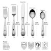 Wallace Taos 45-Piece Stainless Steel Flatware Set - Service for 8, Southwest-Inspired Design, Dishwasher Safe, Includes Hostess Serving Set - 2 of 4