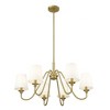 Gianna 6-Light Matte Black Chandelier - Modern Design for Foyers & Dining Rooms - 3 of 4